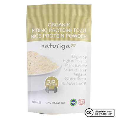 Naturiga Organik Pirinç Proteini Tozu 100 Gr