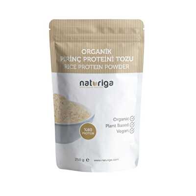 Naturiga Organik Pirinç Proteini Tozu 250 Gr