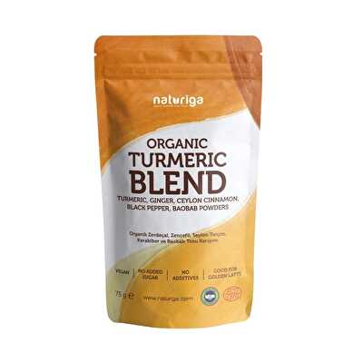 Naturiga Organik Zerdeçal Karışım 75 Gr