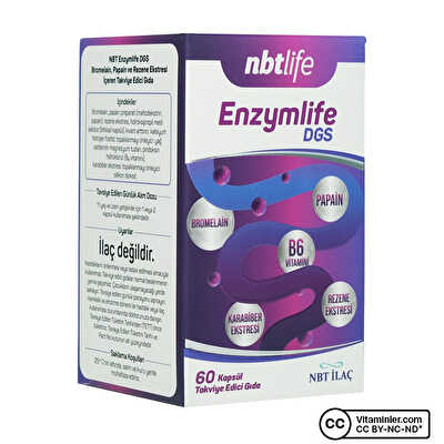 Nbt Life Enzymlife Dgs 60 Kapsül