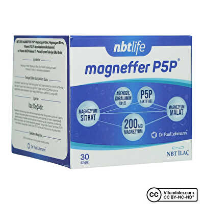 Nbt Life Magnefer Magnezyum P5P 30 Saşe