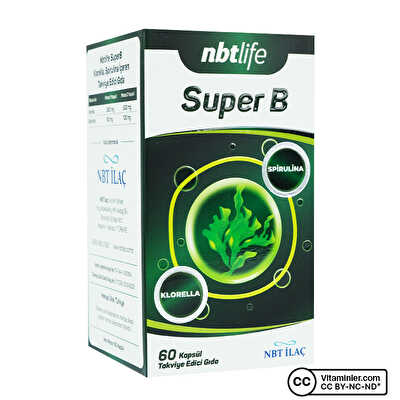 Nbt Life Super B Spirulina 60 Kapsül