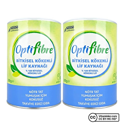 Nestle OptiFibre Bitkisel Kökenli Lif Kaynağı 250 Gr  2 Adet