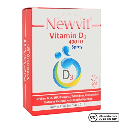 Newvit Vitamin D3 400 IU 30 mL