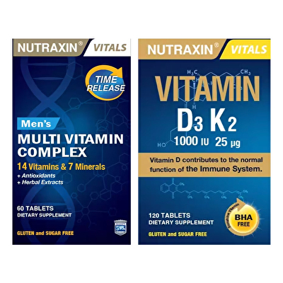 Nutraxin Erkek Vitamin Seti