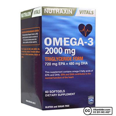 Nutraxin Omega 3 2000 Mg 60 Kapsül