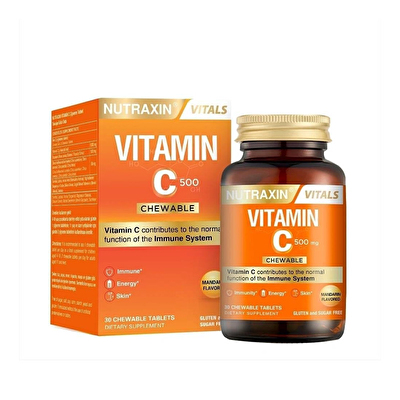 Nutraxin Vitamin C 30 Çiğnenebilir Tablet