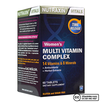 Nutraxin Women's Multi Vitamin Complex 60 Tablet