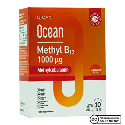 Ocean Methyl B12 1000 Mcg 10 mL Sprey