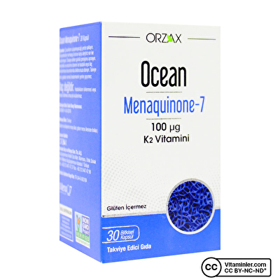 Ocean MK-7 100 Mcg K2 Vitamini 30 Kapsül