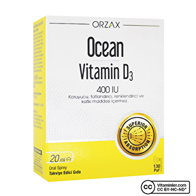 Ocean Vitamin D3 400 IU 20 mL