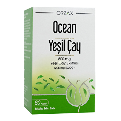 Ocean Yeşil Çay Ekstresi 500 Mg 60 Kapsül