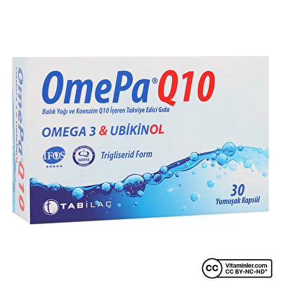 Omepa-Q10 Omega 3 Ubiquinol 30 Kapsül