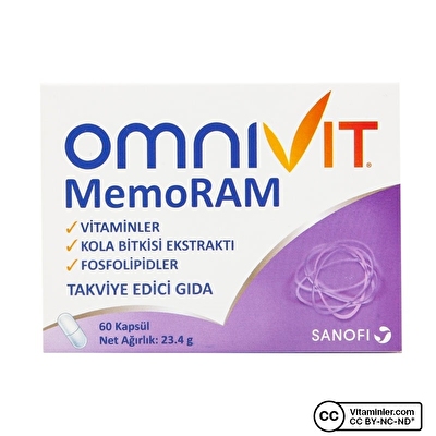 Omnivit MemoRAM 60 Kapsül
