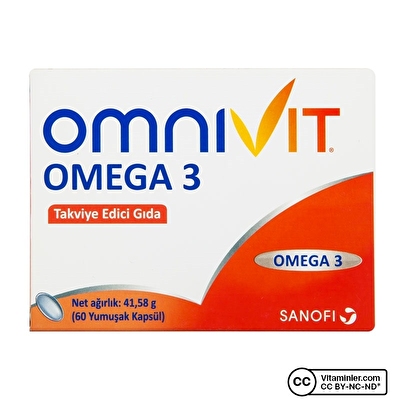 Omnivit Omega 3 Balık Yağı 60 Kapsül