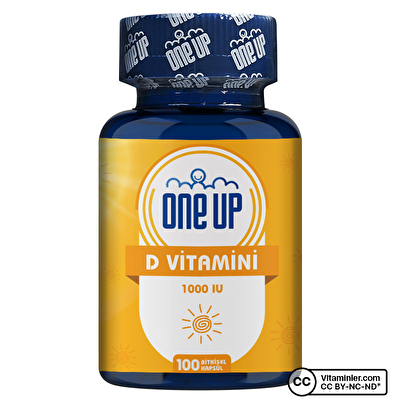 One Up D Vitamini 1000 IU 100 Kapsül