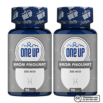 One Up Krom Pikolinat 200 Mcg 90 Tablet 2 Adet