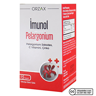 Orzax Imunol Pelargonium 15 Kapsül