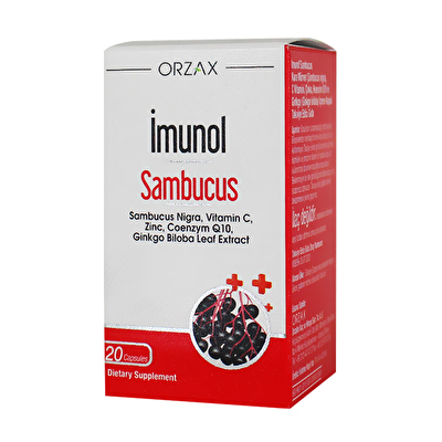 Orzax Imunol Sambucus Nigra 20 Kapsül