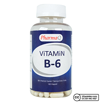 PharmaQ Vitamin B6 180 Kapsül