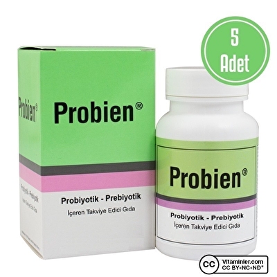 Probien Probiyotik Prebiyotik 30 Kapsül 5 Adet
