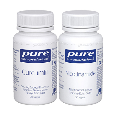 Pure Encapsulation Curcumin + Nicotinamide NAD Seti