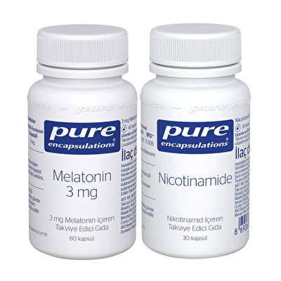 Pure Encapsulation Melatonin + Nicotinamide NAD Seti