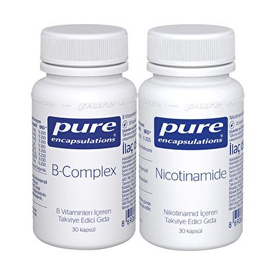 Pure Encapsulation Vitamin B Complex + Nicotinamide NAD Seti