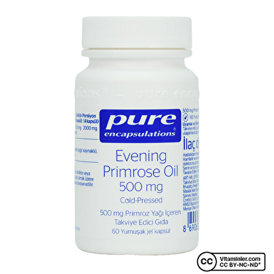 Pure Encapsulations Evening Primrose Oil 60 Kapsül