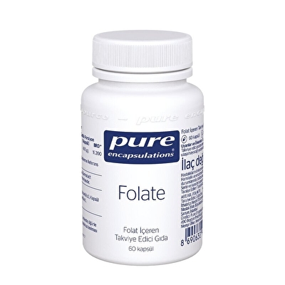 Pure Encapsulations Folate 400 Mcg 60 Kapsül