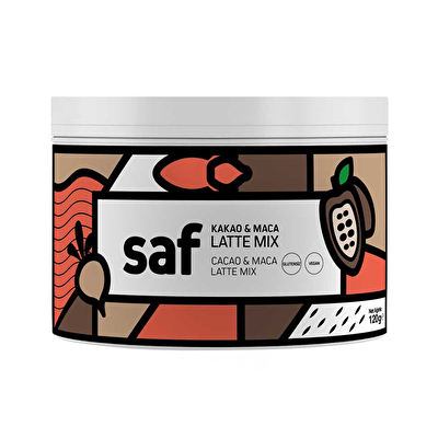Saf Kakao Maca Latte Mix 120 Gr