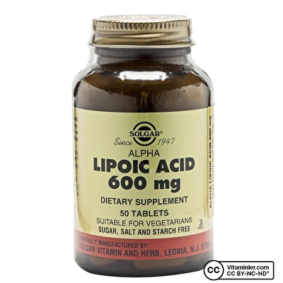 Solgar Alpha Lipoic Acid 600 Mg 50 Tablet