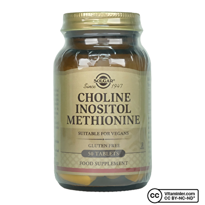 Solgar Choline Inositol Methionine 50 Tablet
