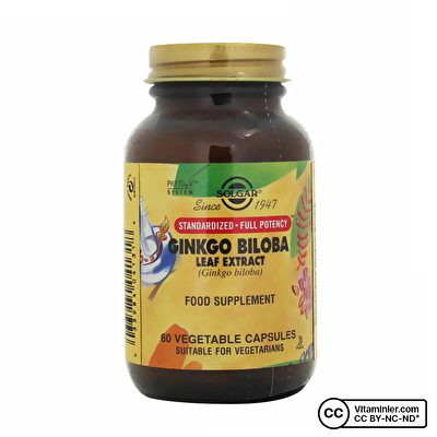 Solgar Ginkgo Biloba Leaf Extract 60 Kapsül