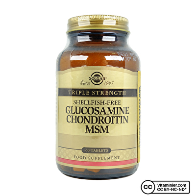 Solgar Glucosamine Chondroitin MSM 60 Tablet