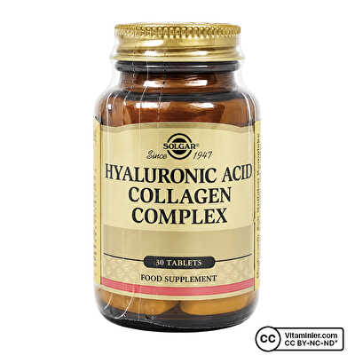 Solgar Hyaluronic Acid  Collagen Complex 30 Tablet