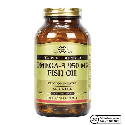 Solgar Omega-3 950 Mg 100 Kapsül