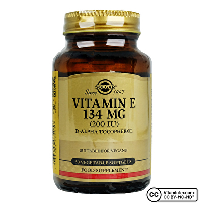 Solgar Vitamin E 200 IU 50 Kapsül