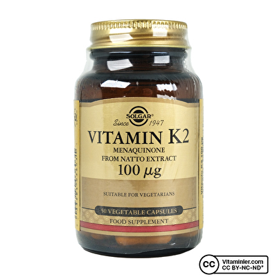 Solgar Vitamin K 100 mcg 50 Kapsül