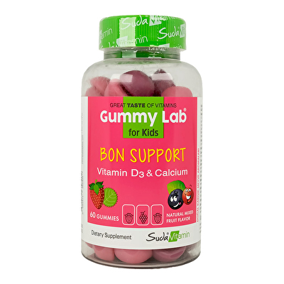 Suda Gummy Lab Bon Support Kids 60 Çiğnenebilir Form