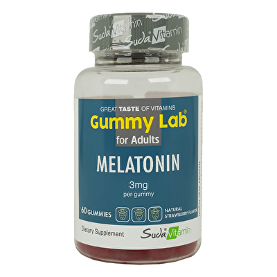Suda Gummy Lab Melatonin 3 Mg 60 Çiğnenebilir Form