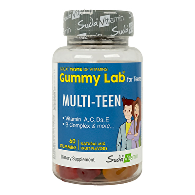 Suda Gummy Lab Multi-Teen 60 Çiğnenebilir Form