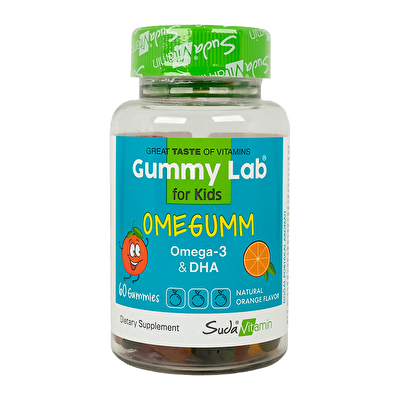 Suda Gummy Lab Omegumm For Kids 60 Çiğnenebilir Form