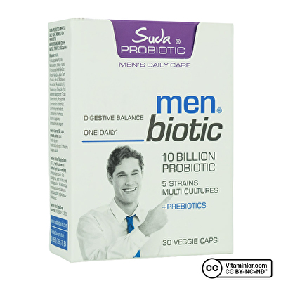 Suda Probiotic Men's Daily Care Menbiotic Probiyotik 30 Kapsül