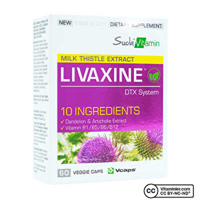 Suda Vitamin Livaxine Milk Thistle 60 Kapsül