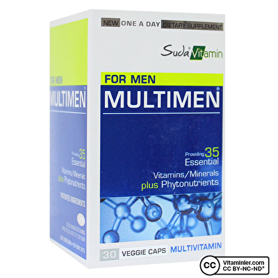 Suda Vitamin Multimen Multivitamin 30 Kapsül