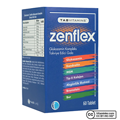TabVitamins Zenflex Glukozamin 60 Tablet
