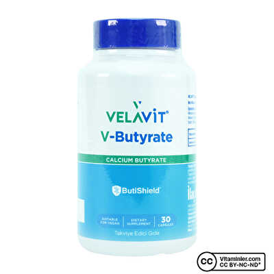 Velavit V-Butyrate Kalsiyum Bütirat 30 Kapsül