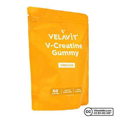 Velavit V-Creatine Gummy 60 Çiğnenebilir Form