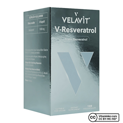 Velavit V-Resveratrol 120 Kapsül